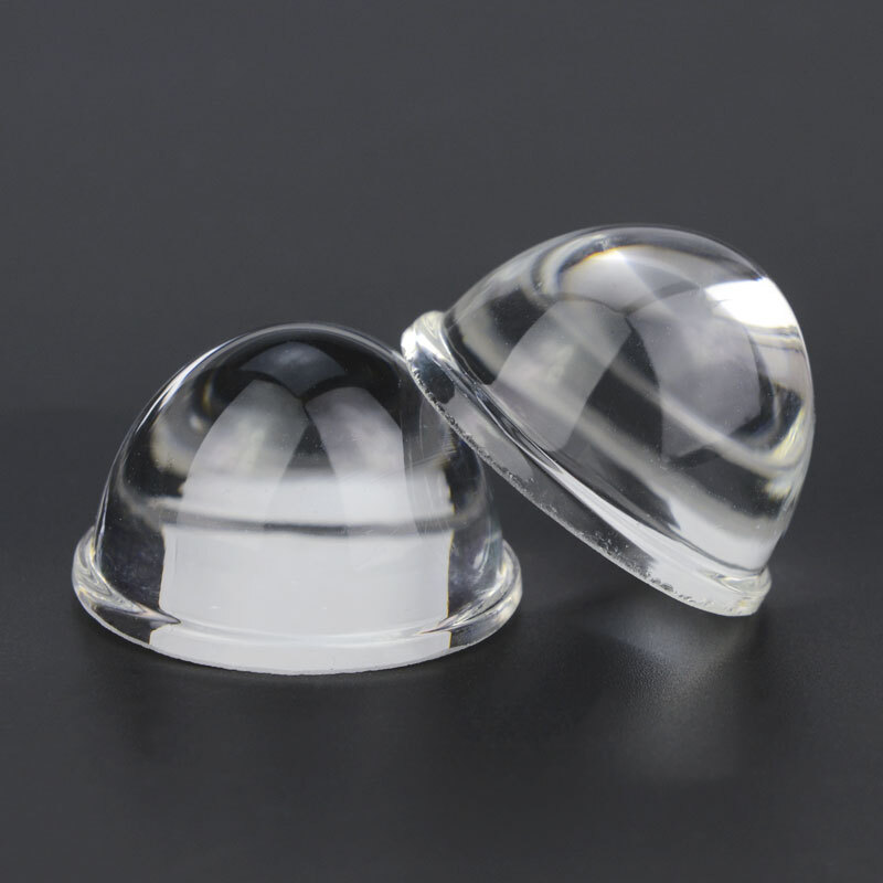 2PCS 34.2mm Aspheric Desgin Focal Length Plano LED Convex Optical Glass Lens