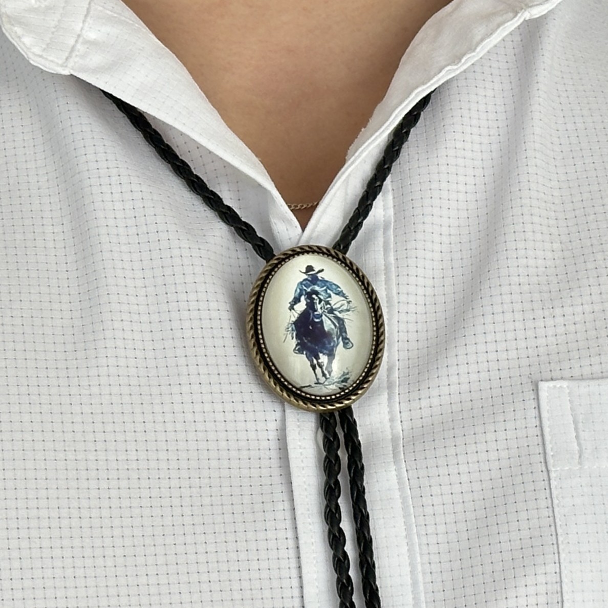 Totem Mens Bolo Tie Bridegroom Wedding Necklace Western Cowboy Necktie