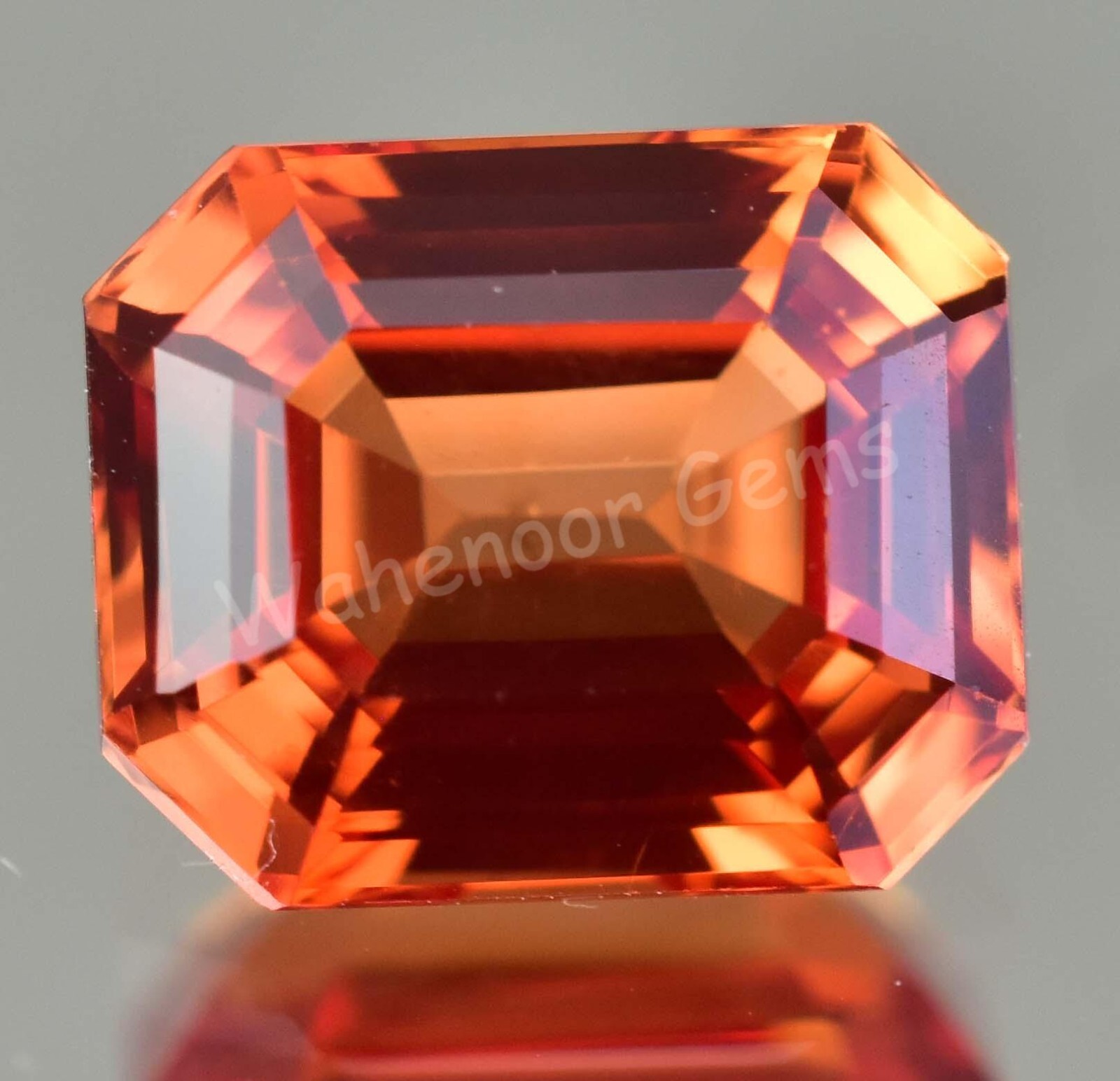 6.50 Ct Natural Mandarin Orange Spessartite Garnet Namibia Gemstone Certified