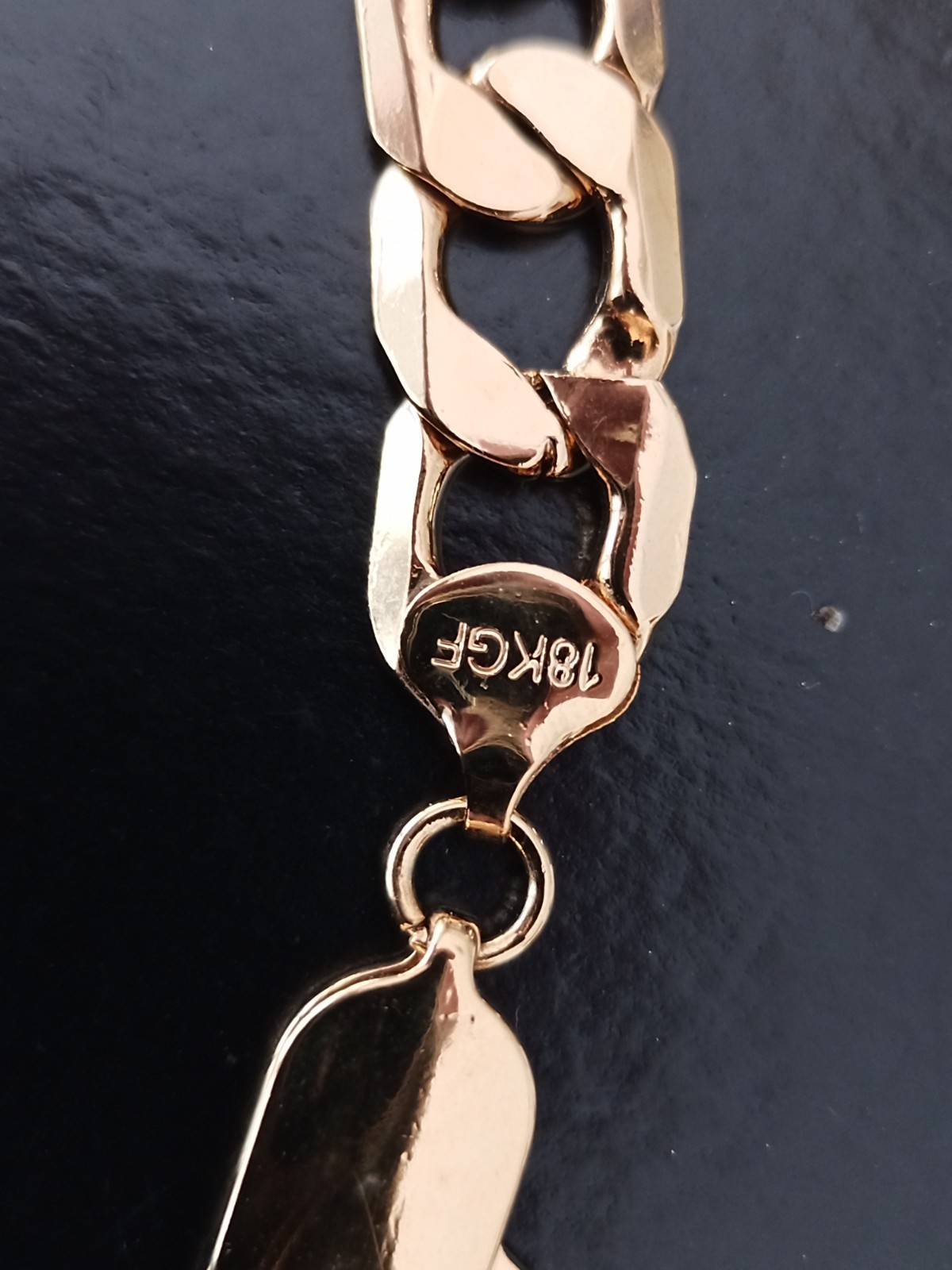 Necklaces 18 KT Italy, 18 KT GF, Bundle, 5 Pieces, Heavy, Excellent