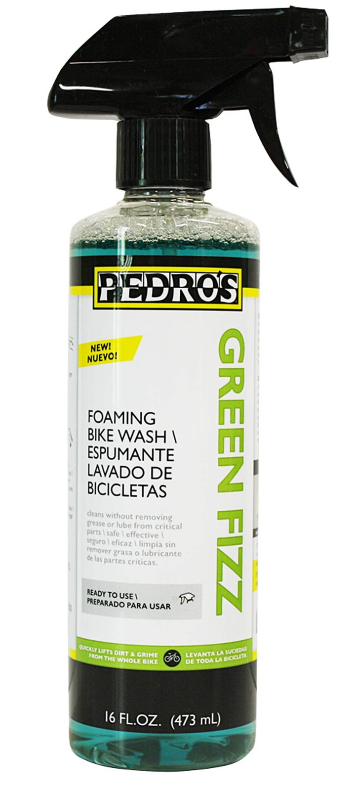 Pedro’s Bike Wash (16oz/470ml) 16 Fl Oz (Pack of 1), Black