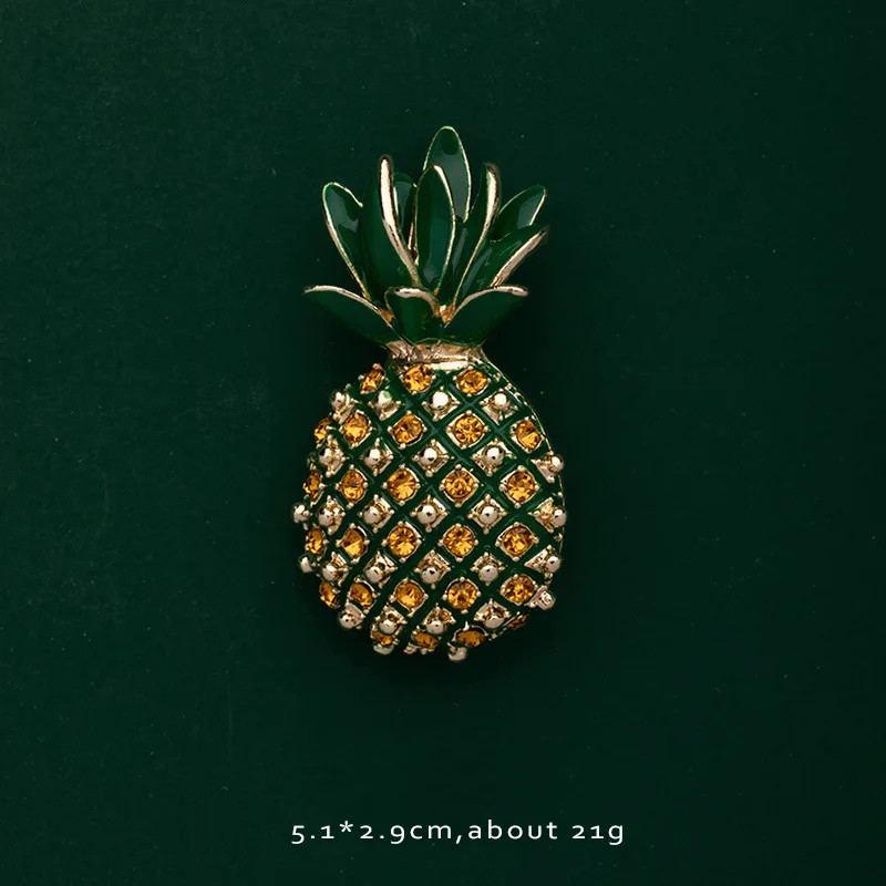 Animal and Plant Lapel Pins Fruit Brooches Badges Metal Jewelry Accessories