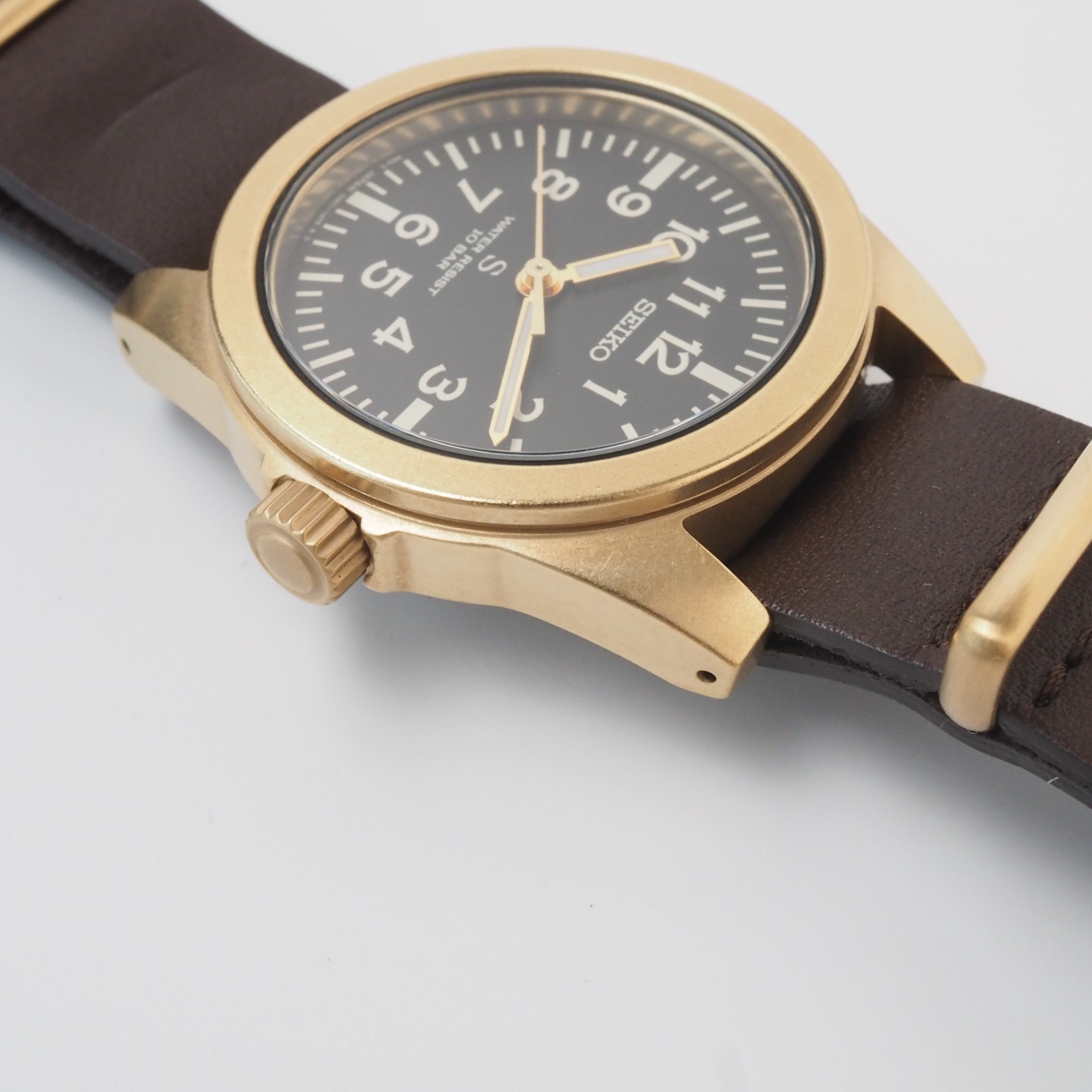 SEIKO SUS NANO Universe Limited Edition SCXP174/7N01-0KS0 Quartz Gold Box