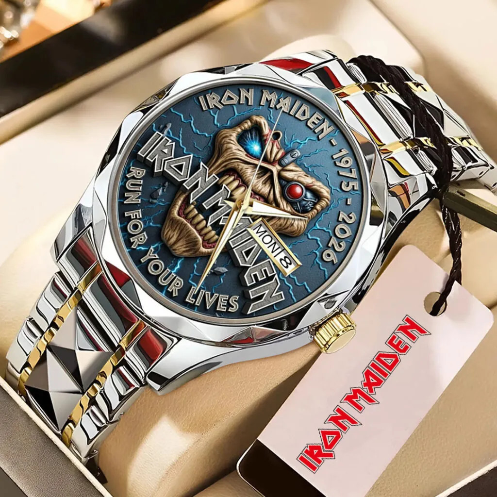 Iron Maiden Alloy Luxury Quartz Watch