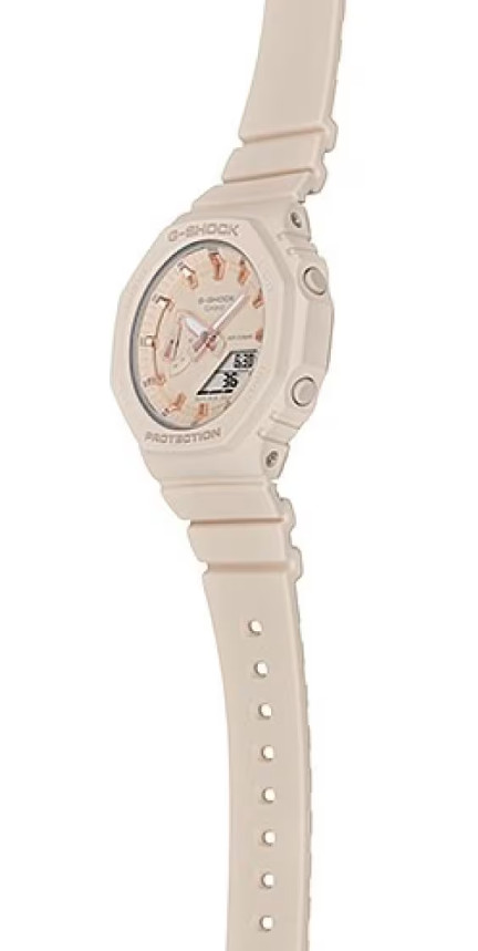 Casio G-Shock Analog/Digital Light Pink Resin Watch GMAS-2100-4A/ GMAS2100-4A