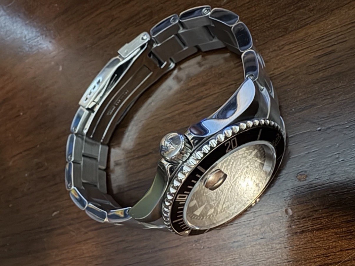 Squale 1545 Maxi 40MM Black Aluminum Bezel, Vintage “Submariner” Style
