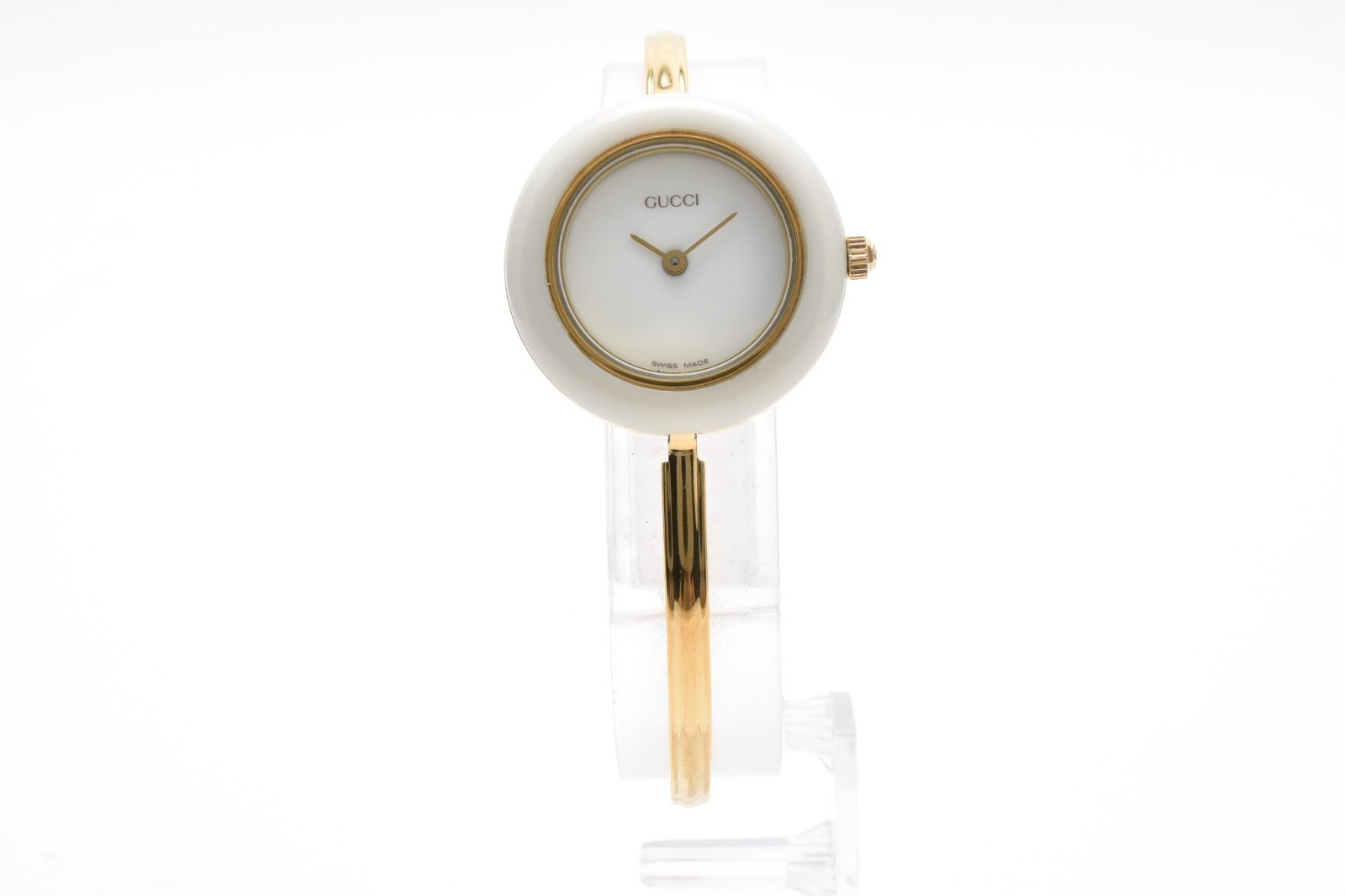 GUCCI Change Bezel 11/12.2 1100L Gold Vintage Quartz Woman’s Watch with Box!