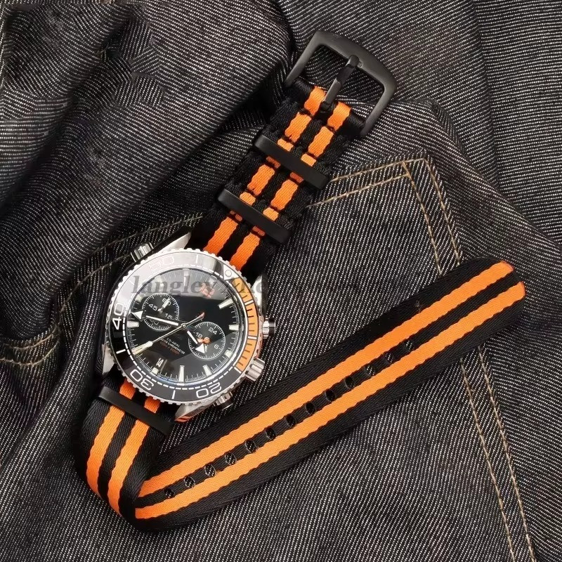 Military Nylon Watch Strap 20mm 22mm Band for Omega Diver 300M Seiko Casio Rolex