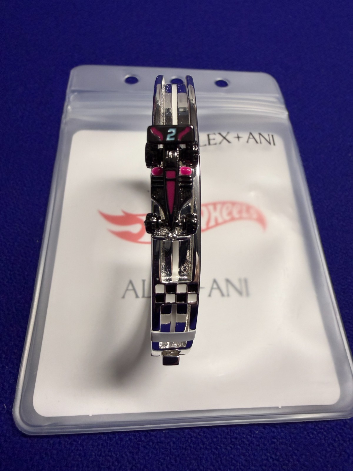 Alex and Ani Hot Wheels Moveable Racecar Hinge Bracelet NEW