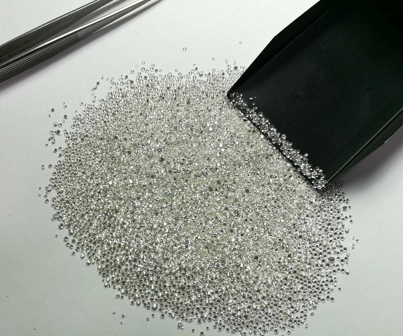 0.10 Ct. Loose Lab Grown CVD Diamond 0.80 mm 25 pcs. Diamond Lot for Jewelry
