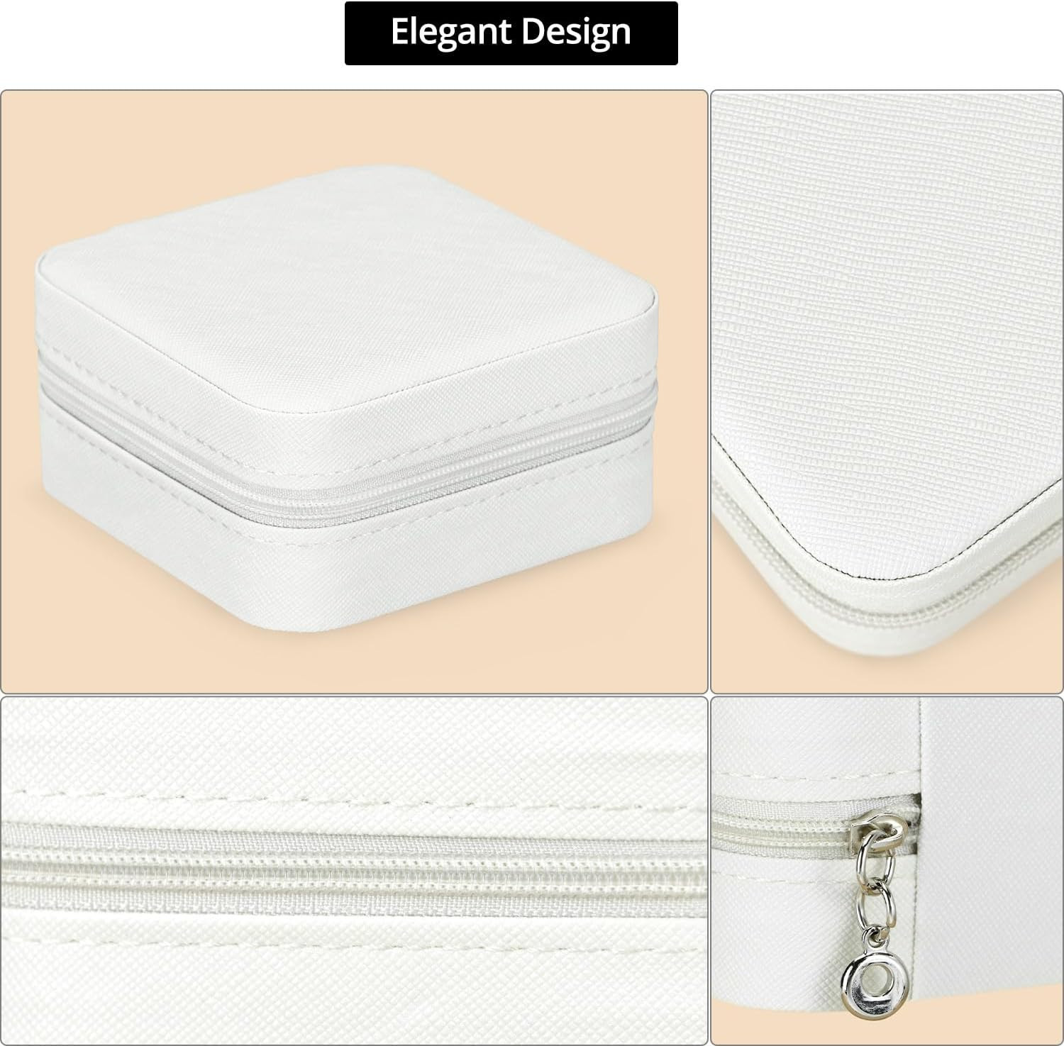 Travel Jewelry Case – 6 Pack Small Jewelry Travel Organizer Box, Compact Bridesm