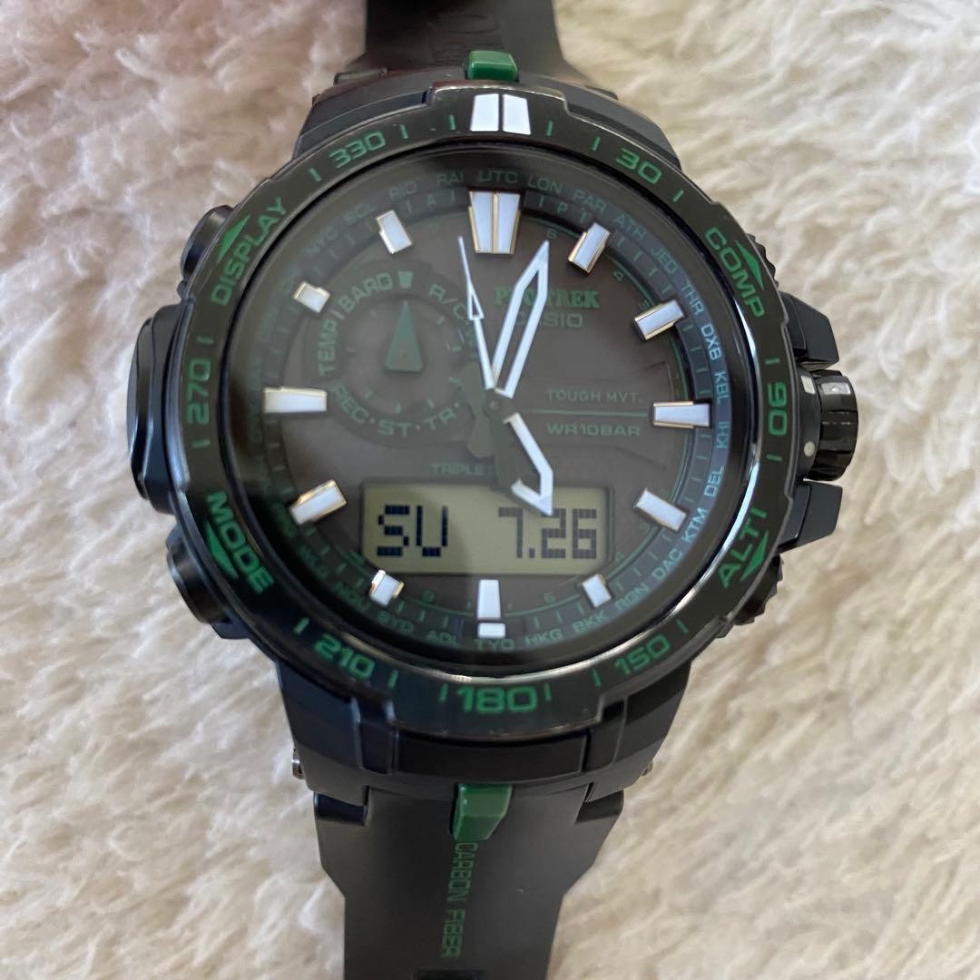 CASIO PRO TREK PRW 6000Y 1JF analog digital radio solar