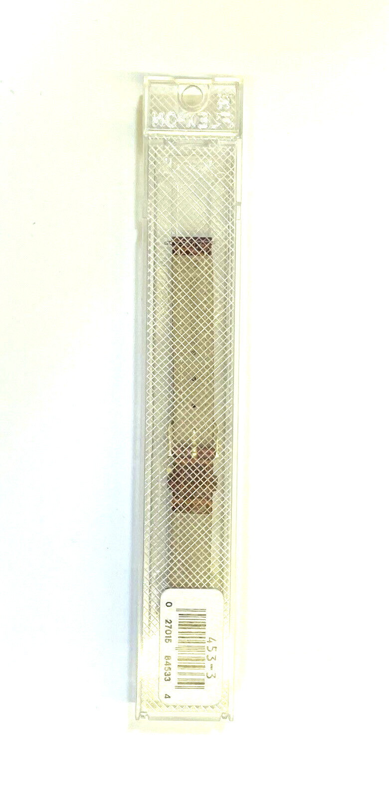Flex-on 11mm Brown Genuine Leather Watch Band With Gold-tone Buckle
