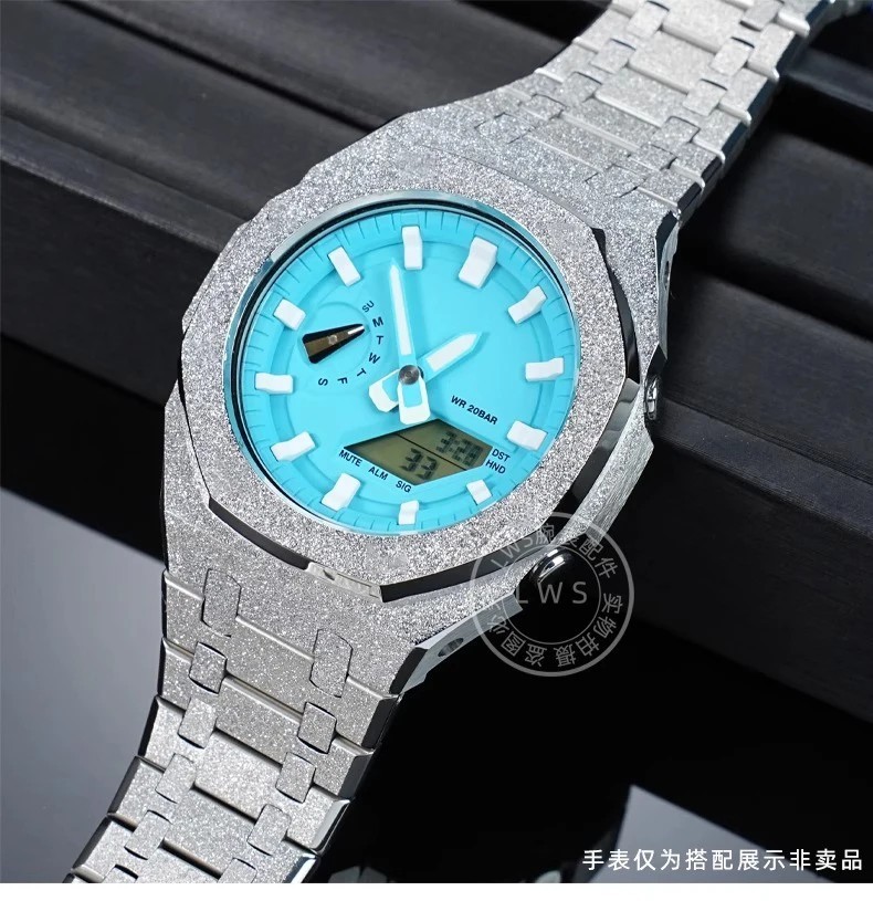 For Casio G-SHOCK GA2100 2110 GA-2100 Modified Watch Dial CasiOak 2100 MOD Kit