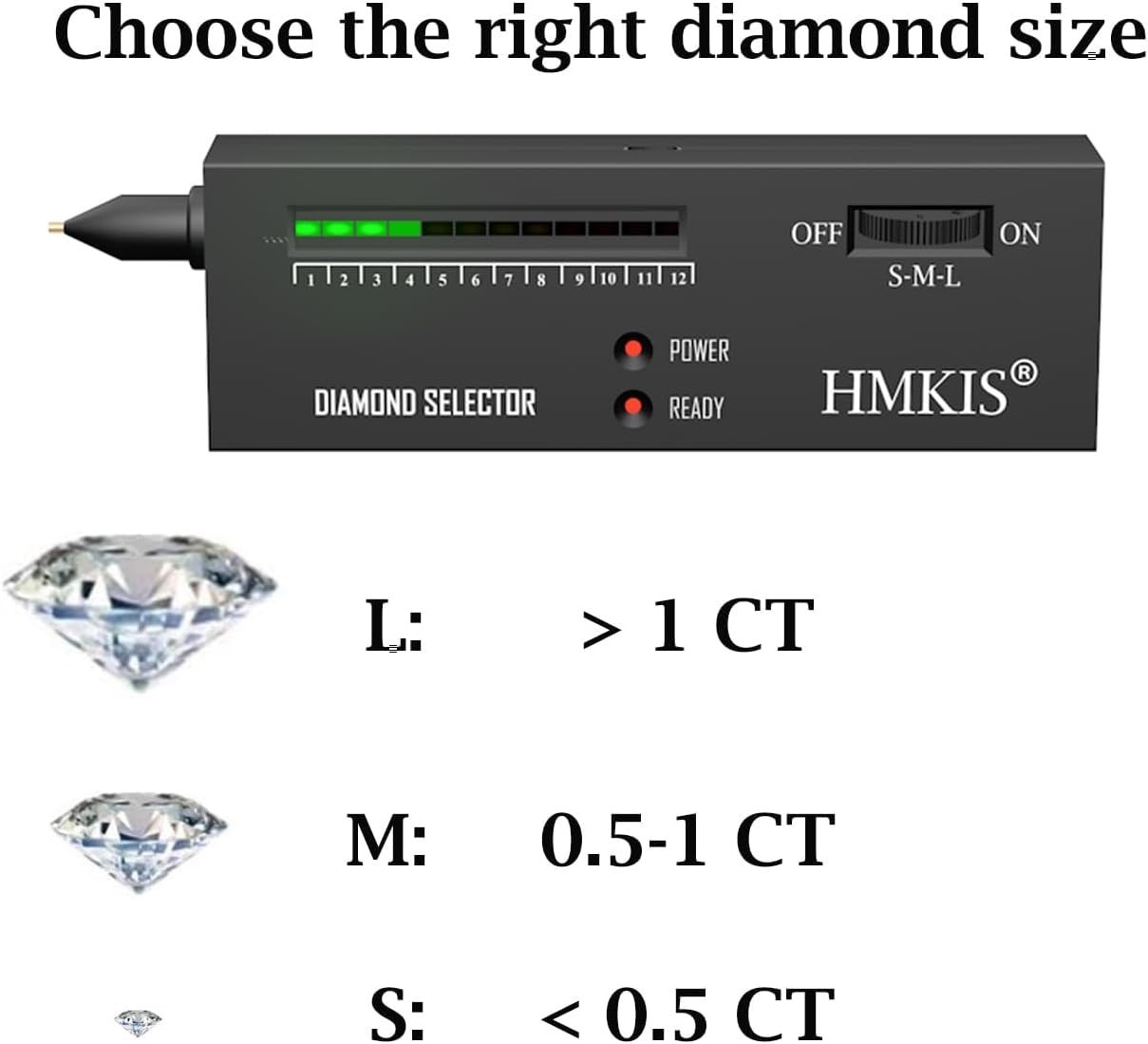 Easy-to-Use Diamond Selector Pen – Non-Rechargeable Gem Tester for Experts
