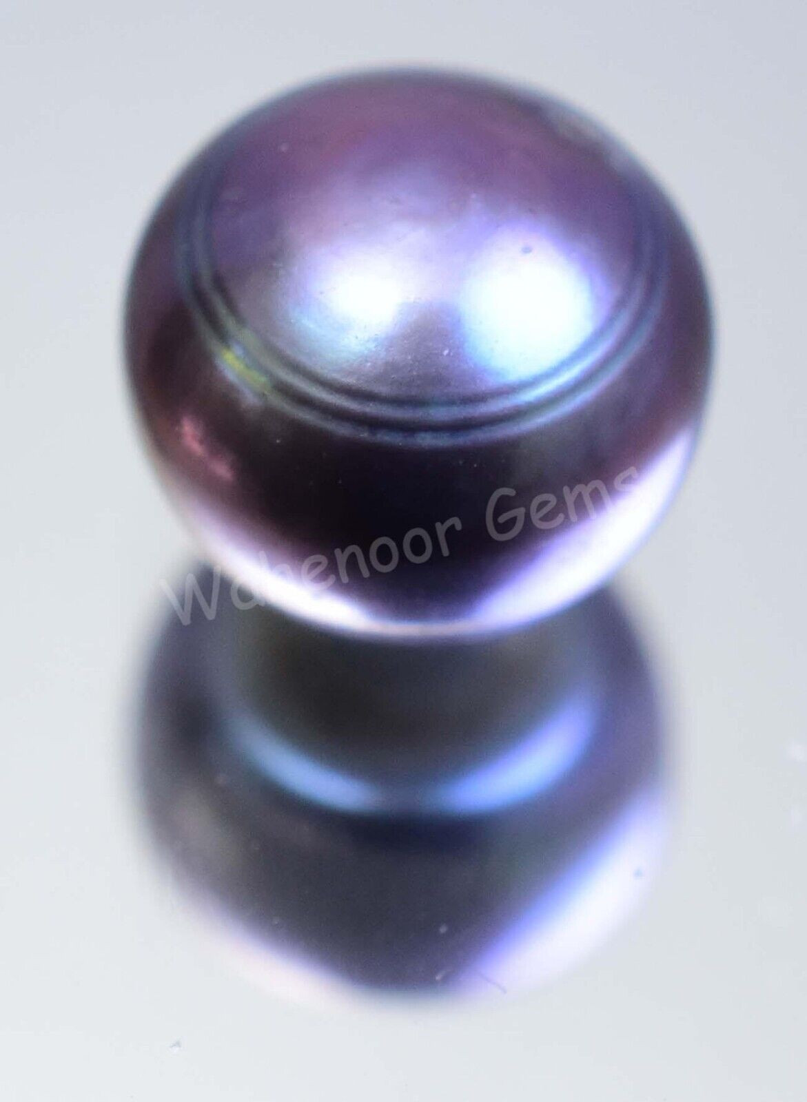 4.50 Ct Natural Tahitian Gray Blue South Sea Pearl AGL Certified Untreated Gems
