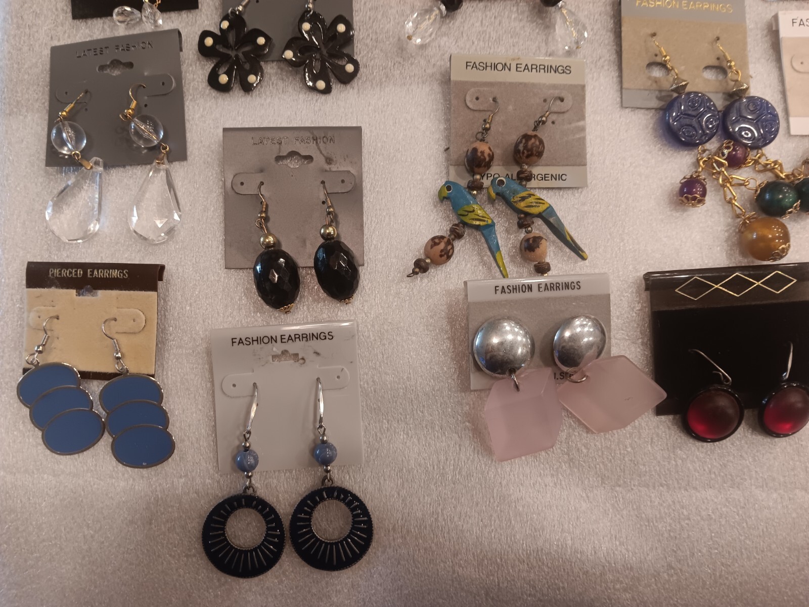 Fashion Jewelry Pierced Earrings Set Of 40 Pairs New #14
