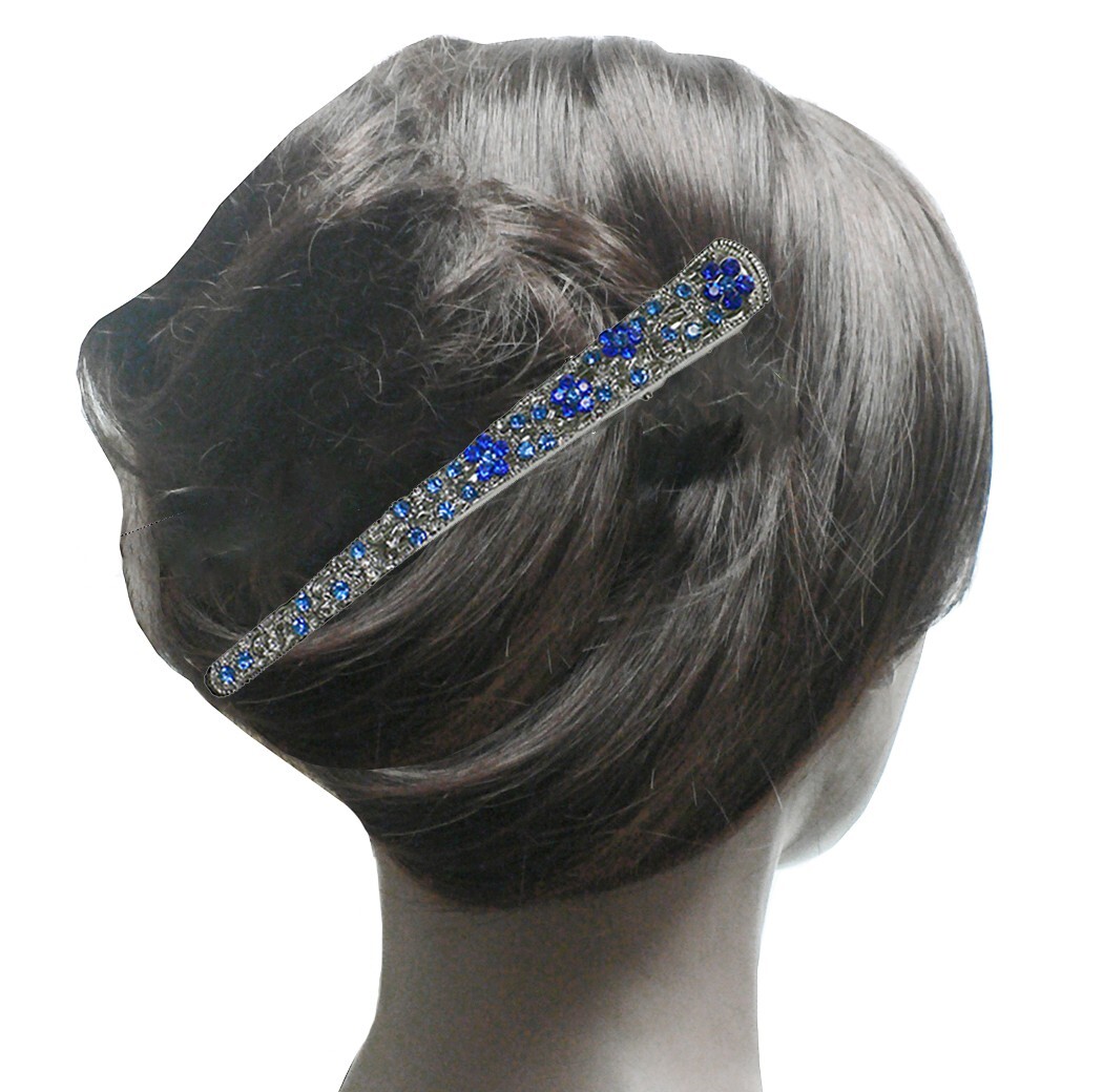 Set of 8 JCGY Metal Crystal Alligator Duckbills Beakclips 8 Colors NM86110-2-8