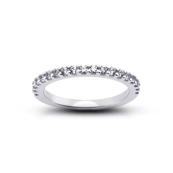 Engagement Ring 18K White Gold Classic Round 1.78 Carat Lab-Grown Diamond D VS2
