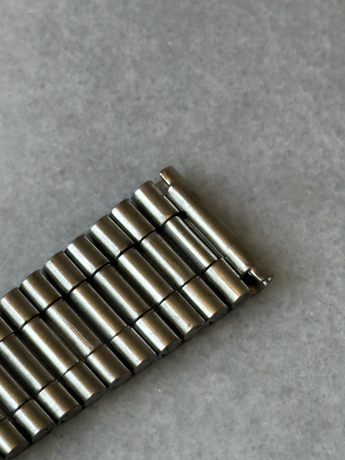 Bracelet de montre vintage en acier inoxydable