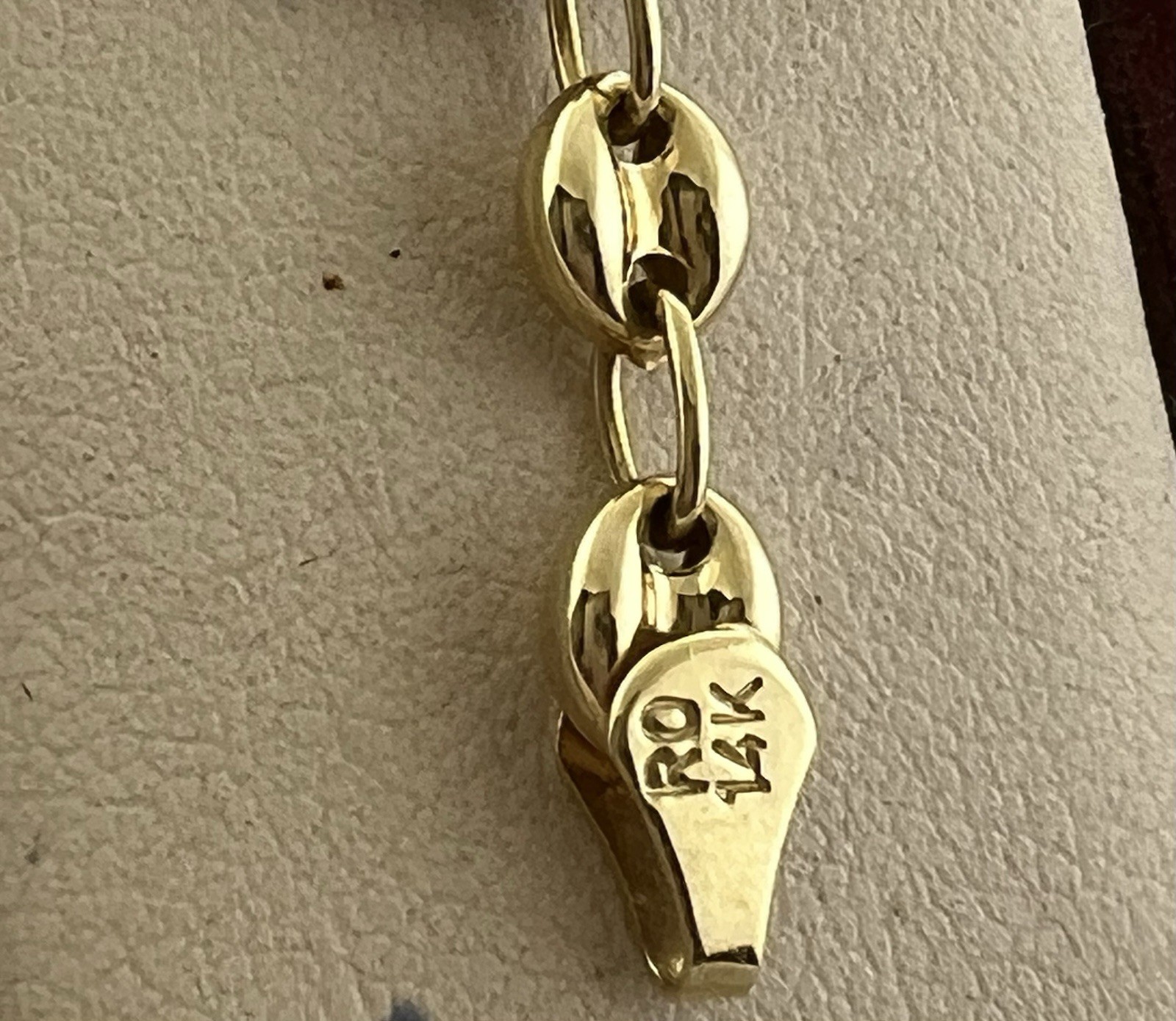 14k Yellow Gold Hollow Puff Gucci Lnk Women’s Bracelet