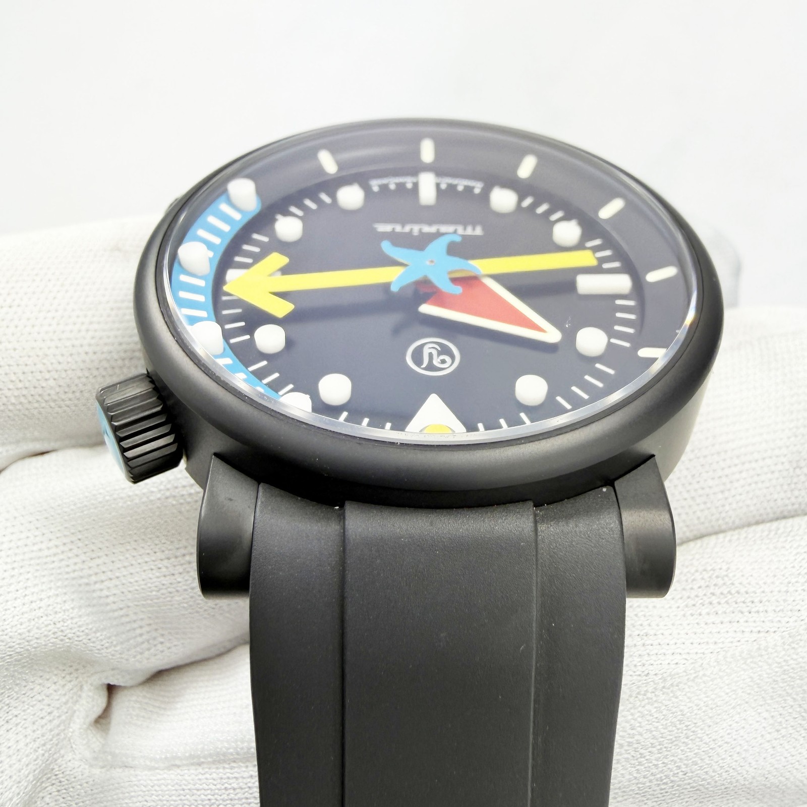 New Yema X Alain Silberstein Limited Edition 40MM Black Titanium Box Paper