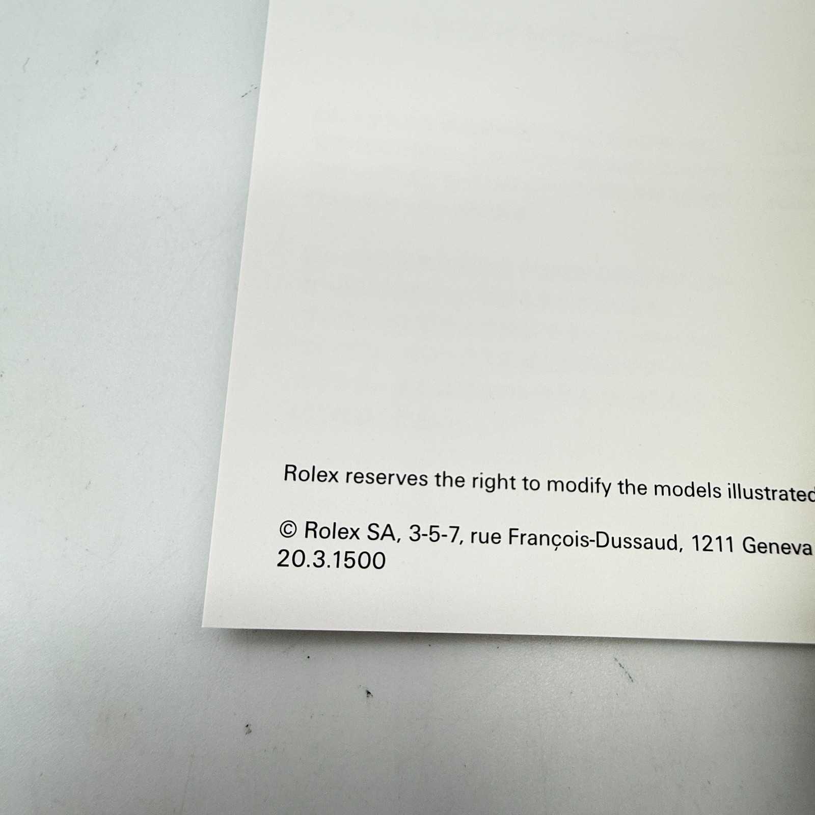 Rolex Watch Box 39139.64 Submariner Booklet Card holder Tag Manuel Genuine
