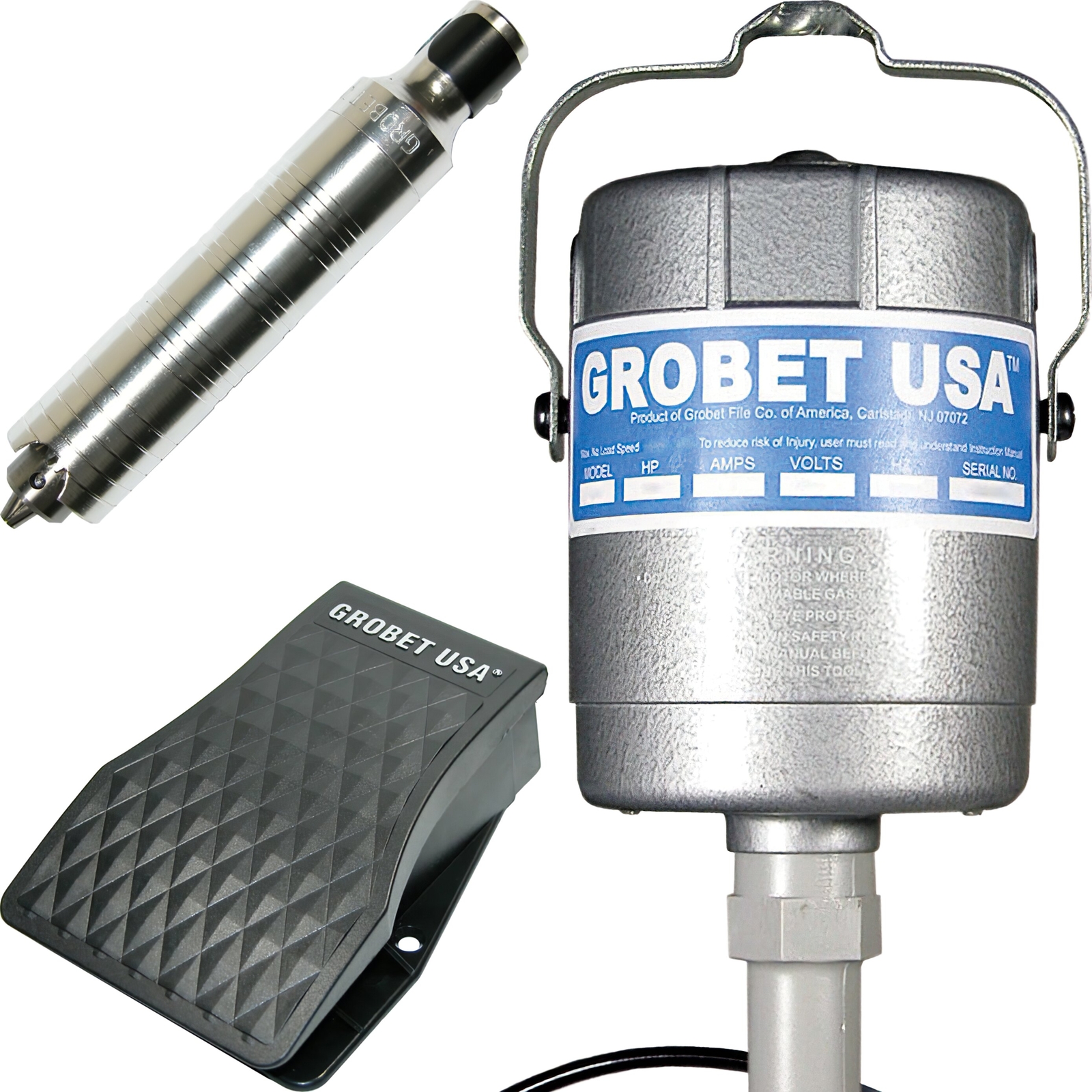 Grobet S-300 Flexible Shaft Motor Kit 1/8 HP 110V 34.600 Flex Bench Tool Jeweler