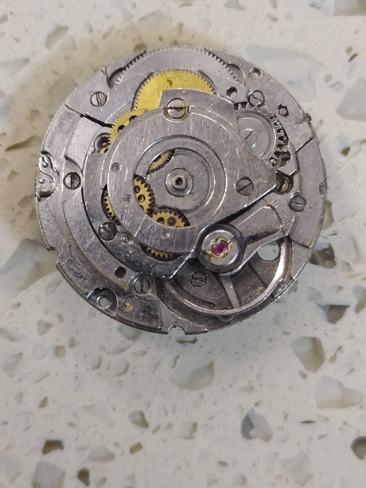 Original ETA 2789-1 Incomplete Movement Not work Good Balance Used