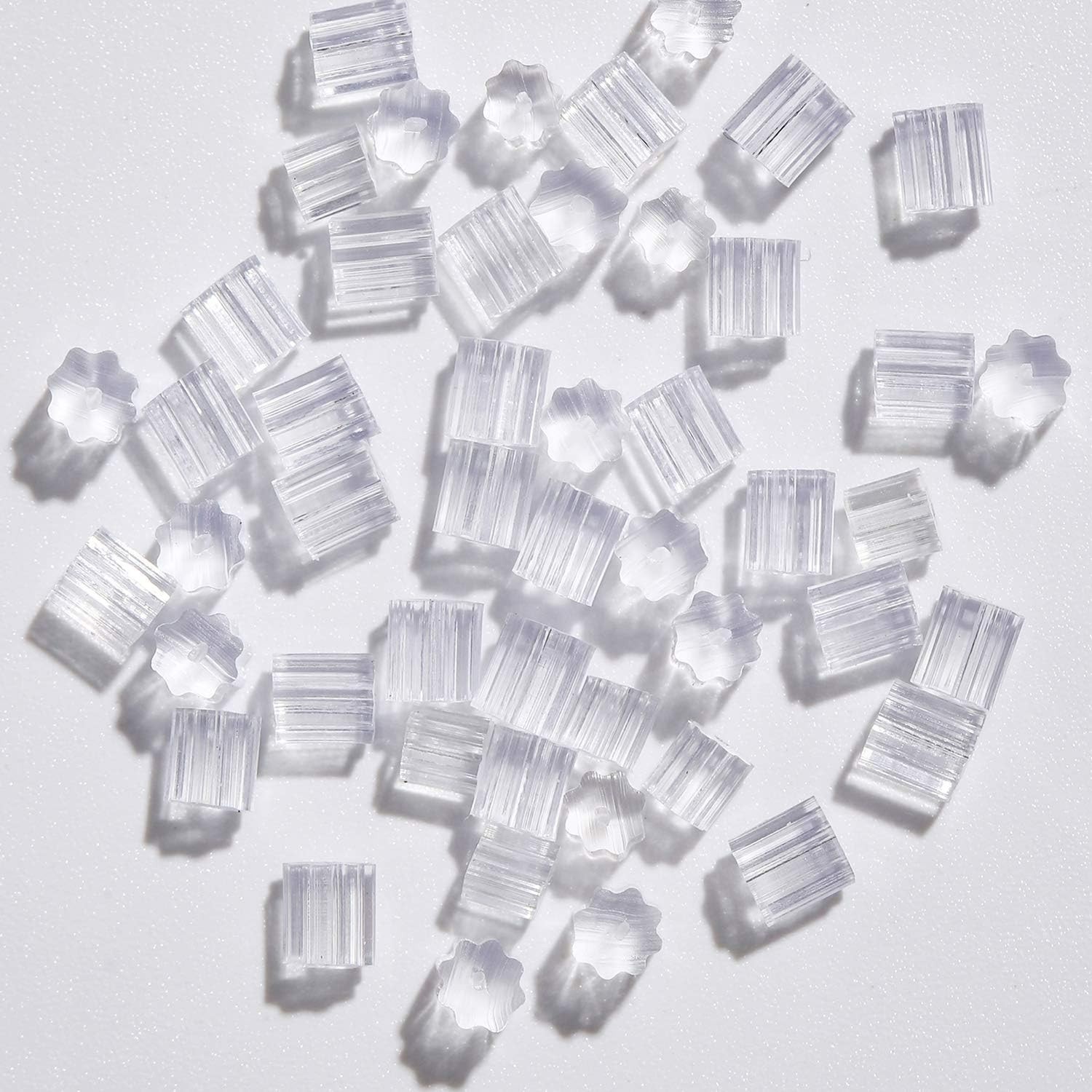 200PCS Hypoallergenic Silicone Earring Backs – Soft Clear Stoppers for Studs