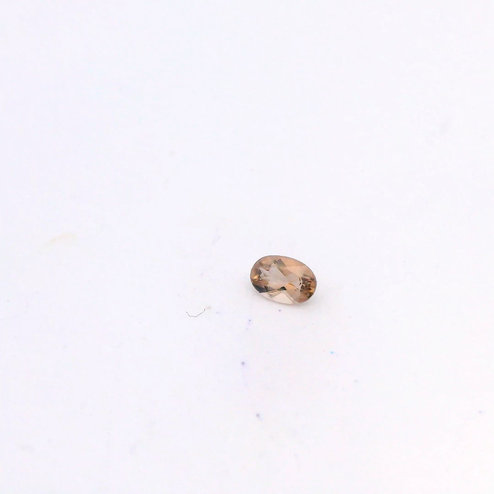 0.09ct Loose Oval Cut Light Smokey Quartz 6 x 4mm