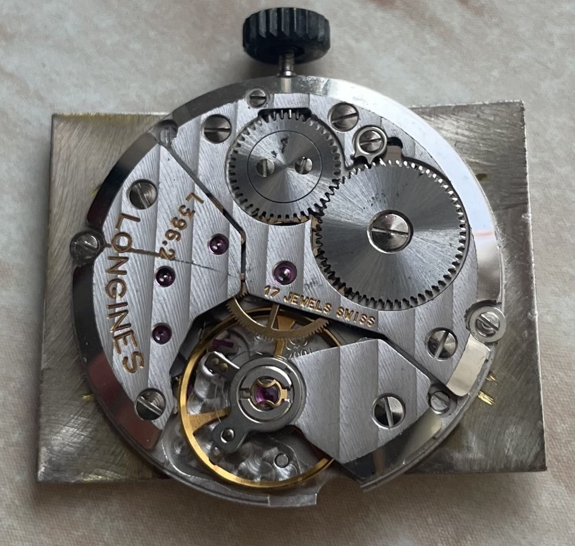 Vintage Longines Unisex Watch movement 17 J. Manual winding cal. L396.2 Eta 7001