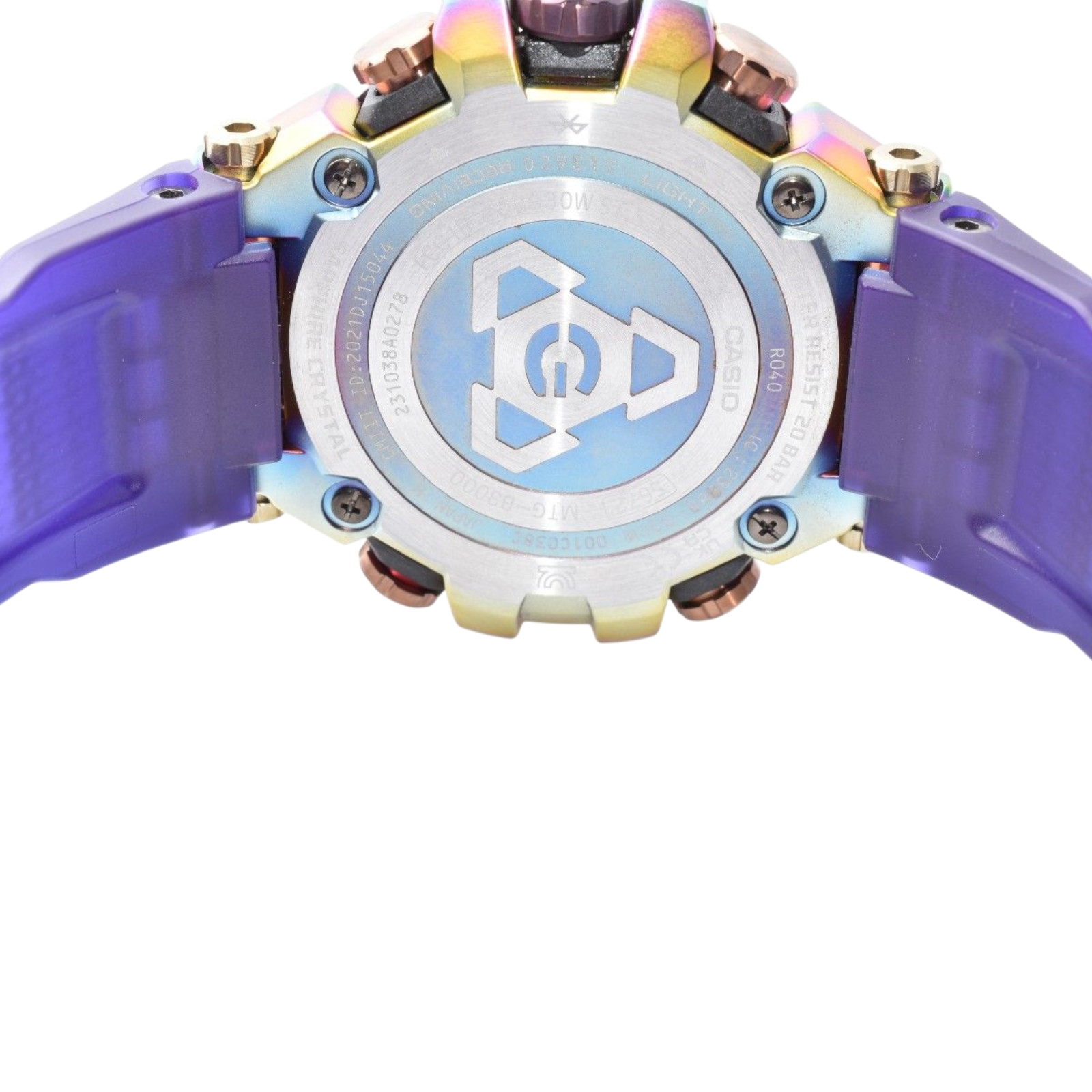 CASIO G-SHOCK MT-G Aurora Oval Rainbow IP Watch MTG-B3000PRB-1AJR