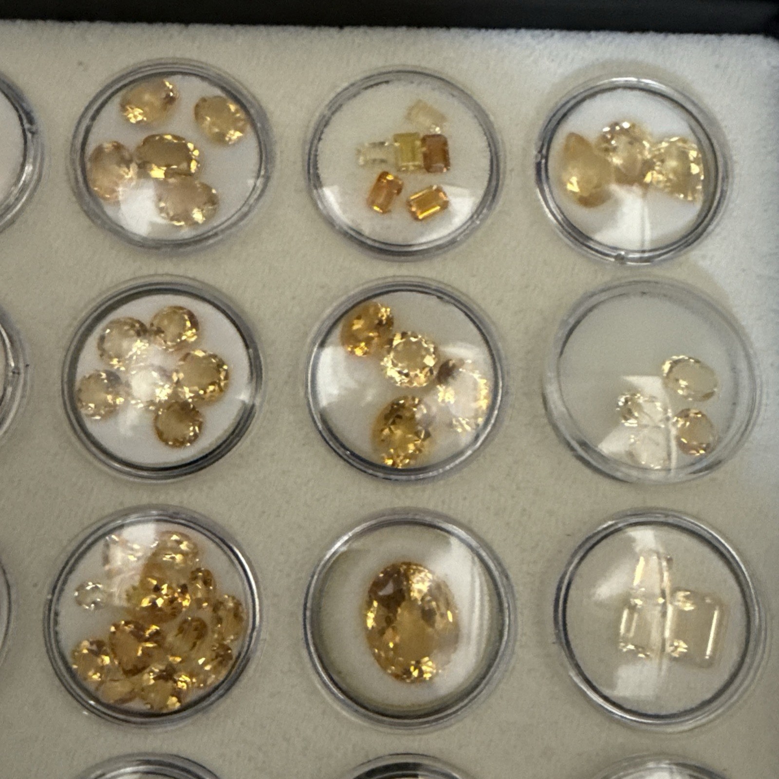 Natural Mixed Cut gems as-is seen in photo: Citrine + more, 100’s of carats. USA
