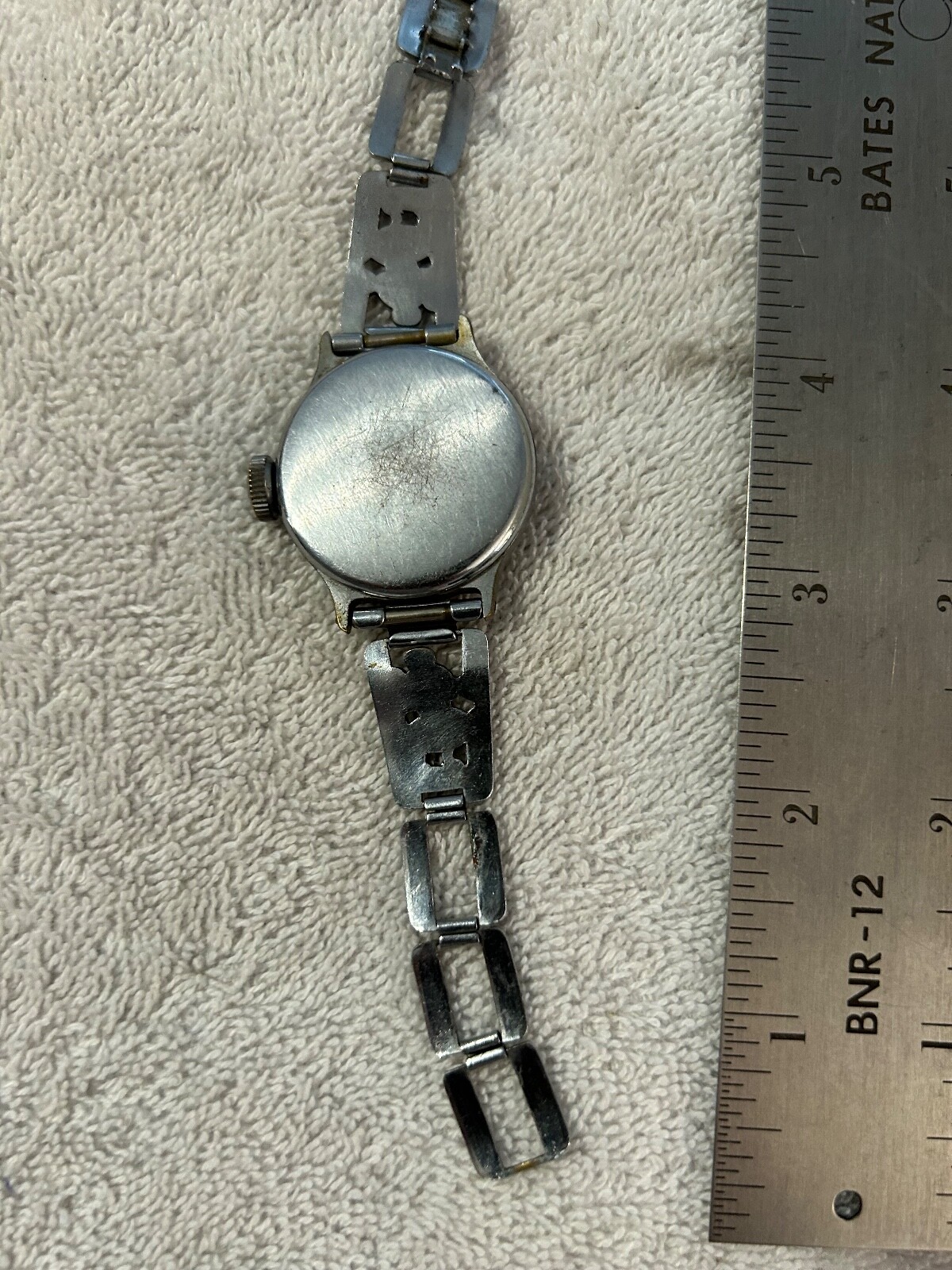 Vintage 1934 Ingersoll Mickey Mouse Wrist Watch Works