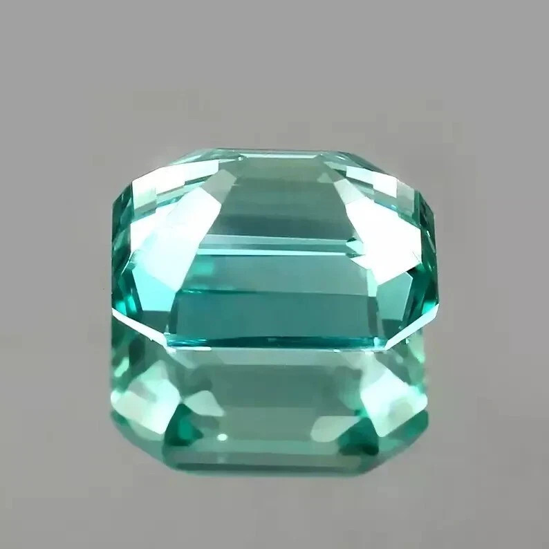 AAA 9.65 CT Flawless Natural Green Emerald Loose Certified Gemstone Emerald Cut