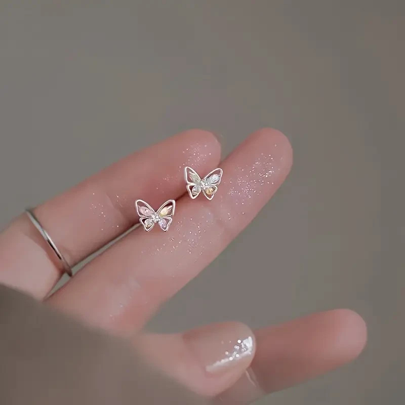 Elegant Butterfly Earrings Cute Sweet Ear, Alloy, for Holidays and Parties