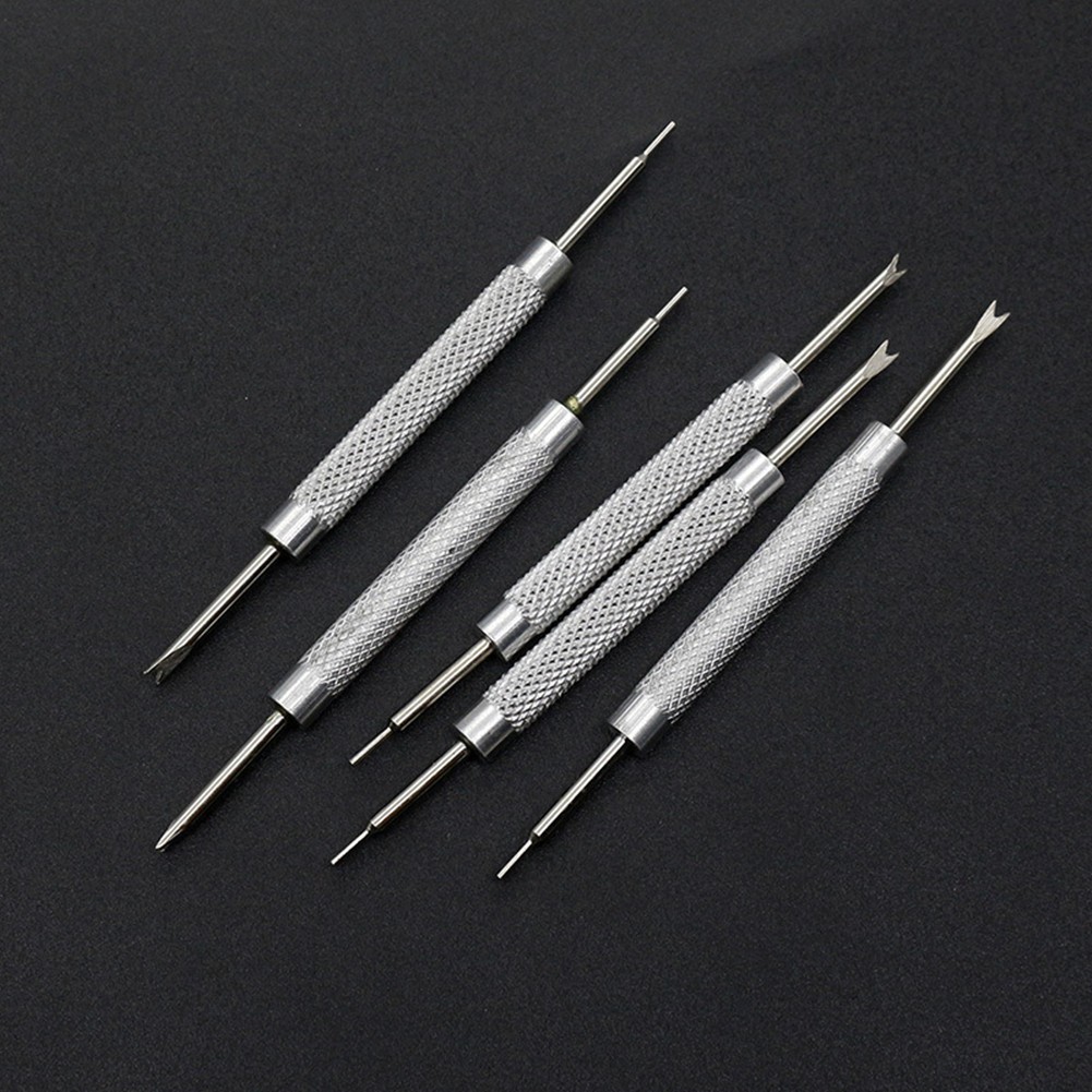 3Pcs Watchmaker Watch Band Spring Bars Strap Link Pins Remover Steel Repair Tool