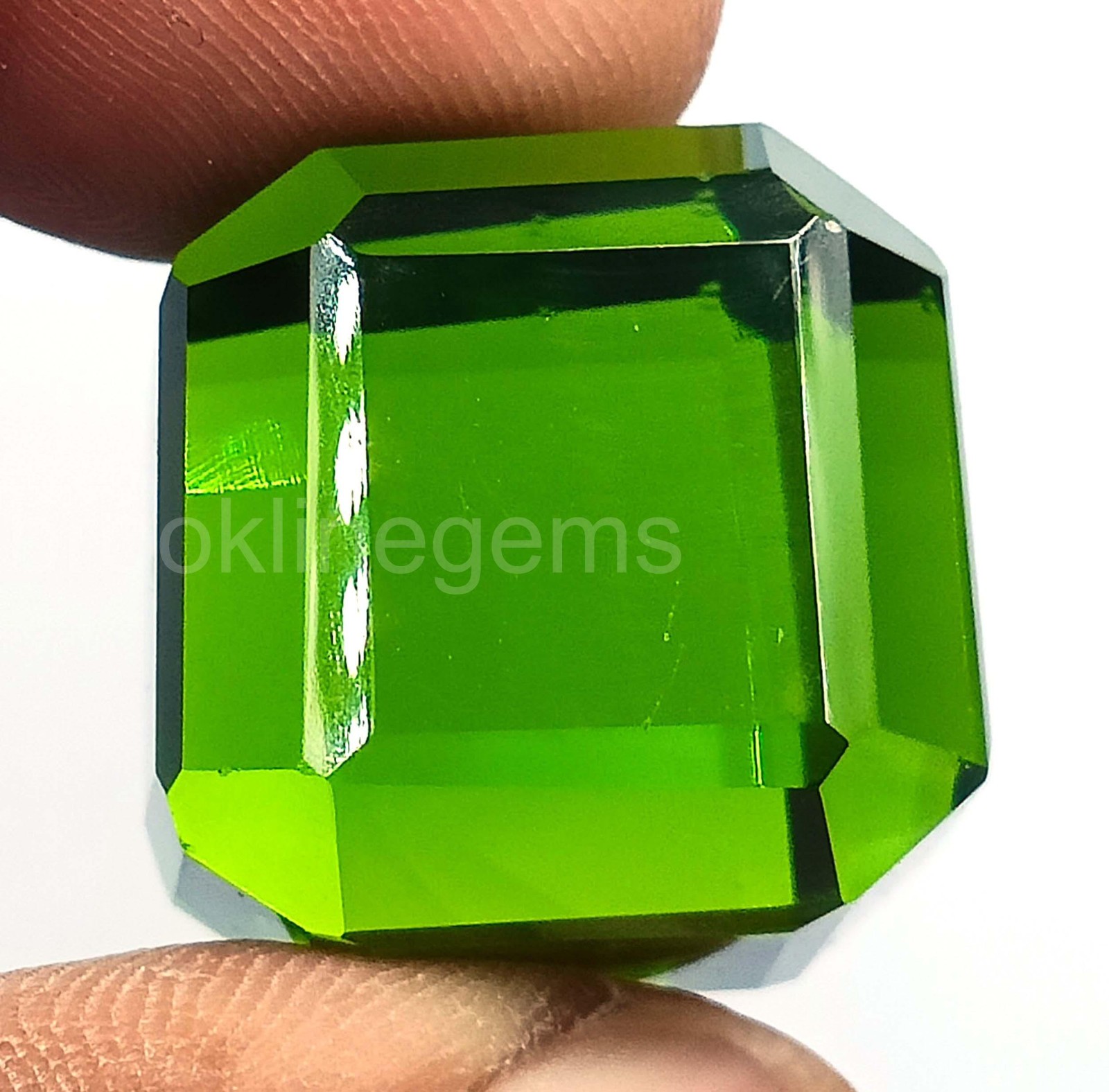 EGL Certified 56.60 Carat Emerald | Cube Cut | Natural Green | Loose Gem 5ARQ