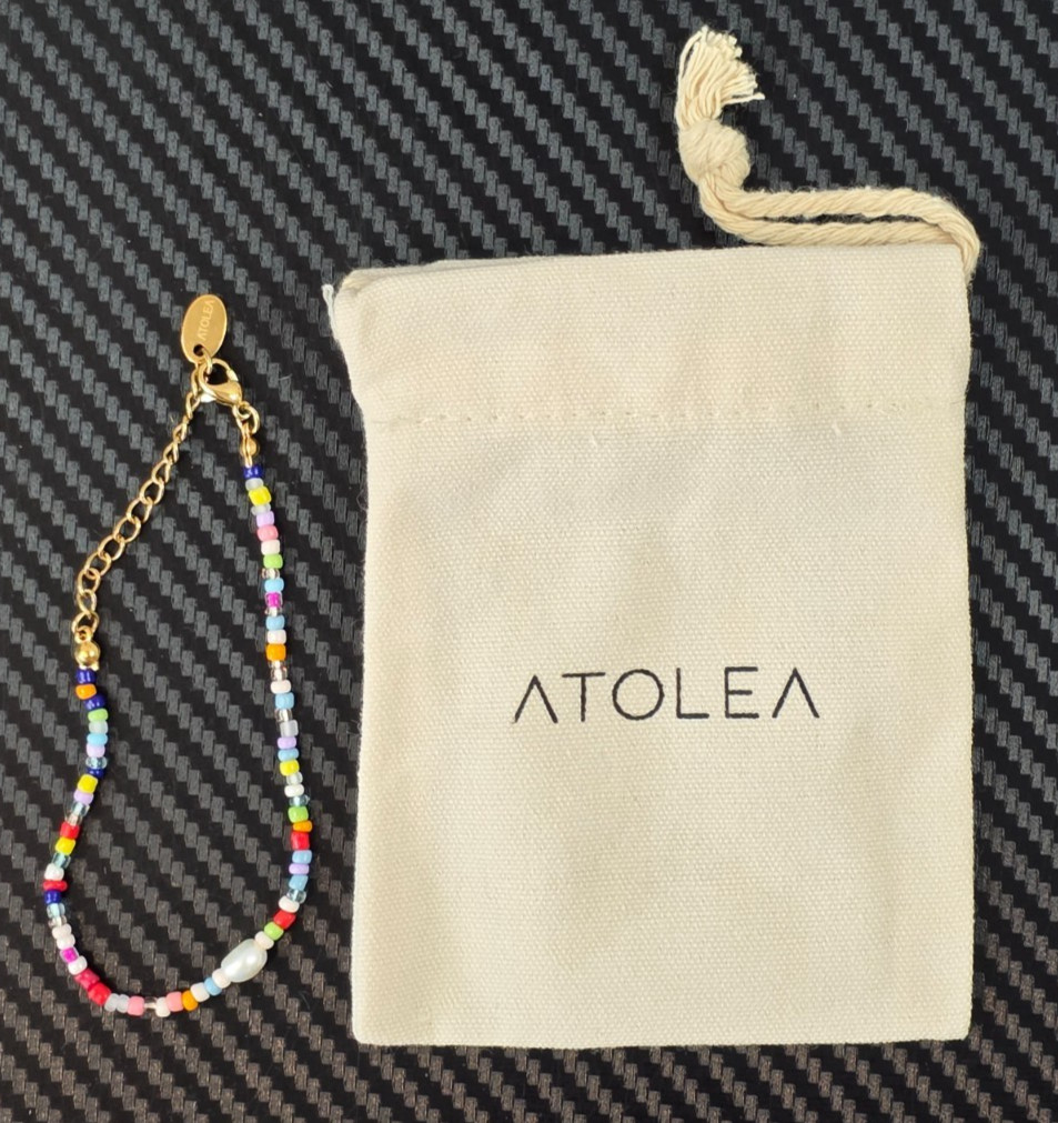 Atolea Multicolor Freshwater Pearl Isla Bonita Bracelet 18K Gold PVD Coat