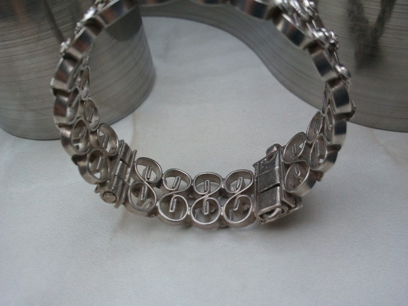▄▀▄ beautiful children’s bangle e.g. baptism ▀ real silver ▀ bracelet with hinge ▄▀▄