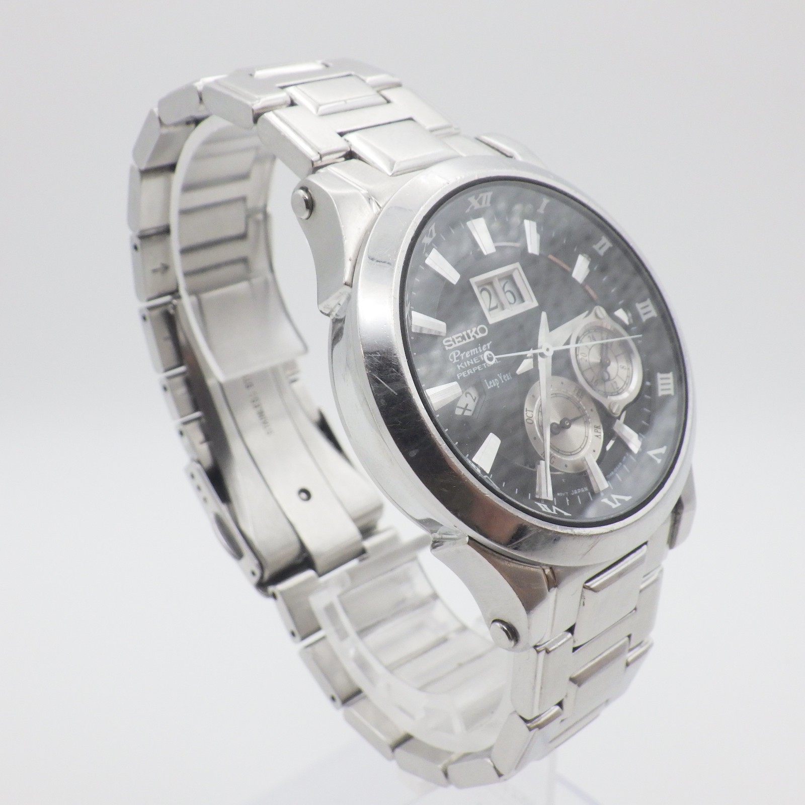 *EXC+++* Seiko Premier Kinetic Perpetual 7D48-0AA0 Vintage Kinetic Watch I5