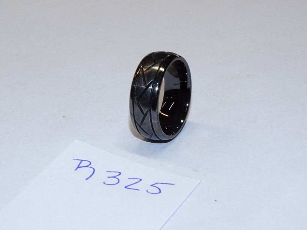 Triton Tungsten Carbide Wedding Ring 8mm Size 8-1/2 Brushed Grey #R325