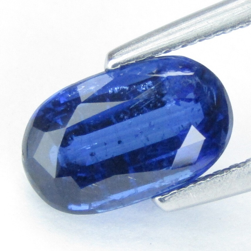 3.17Cts Natural Stunning Royal Blue 10.2×6.4mm Oval Kyanite Gemstone From Nepal