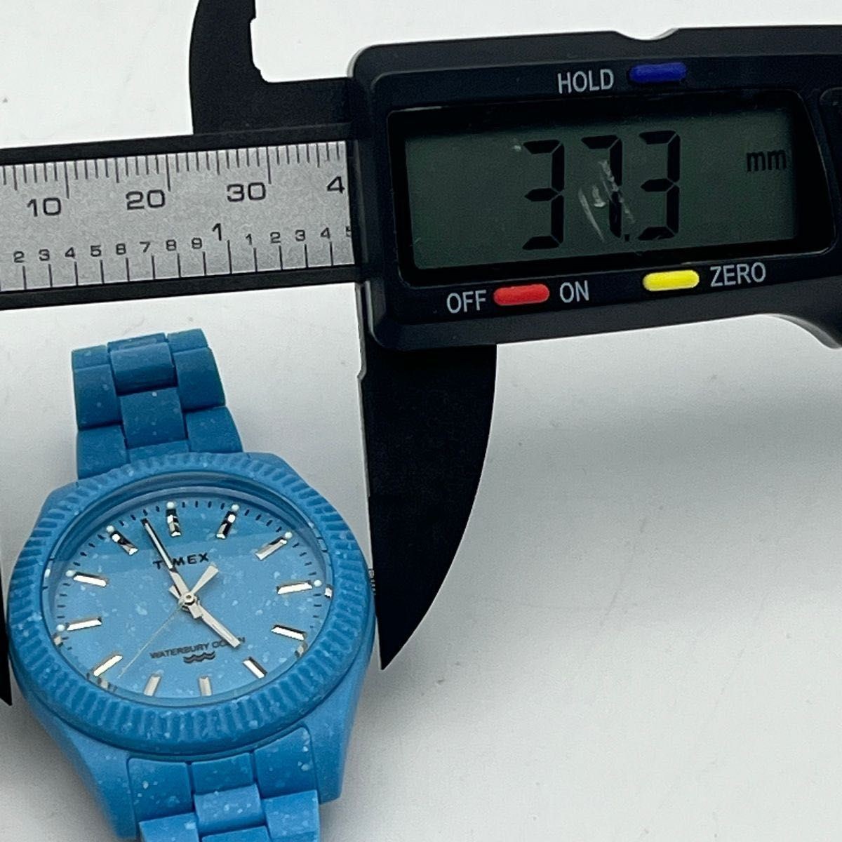 Working TIMEX Watch TW2V33000 Waterbury Timex Blue Quartz Analog Quartz Watch
