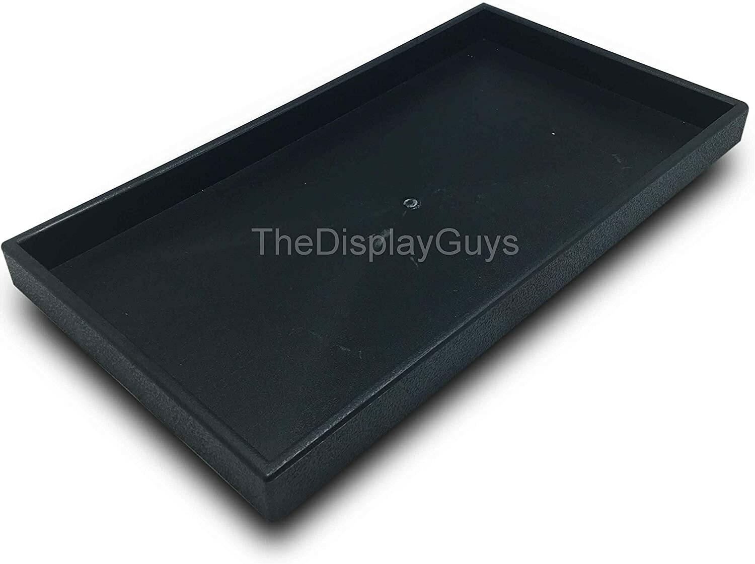 1″ Standard Plastic Black Stackable Jewelry Display Tray Ring Earring