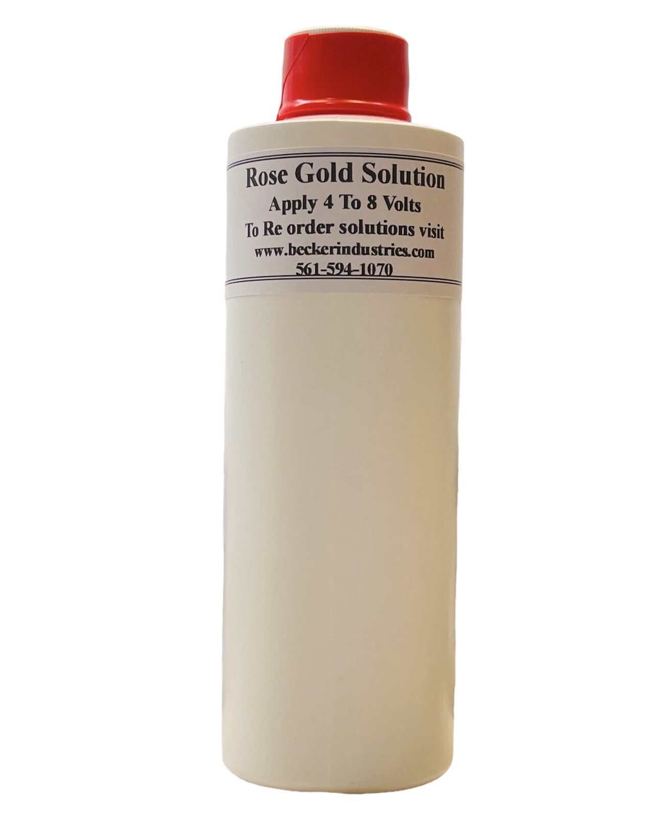 ROSE GOLD Solution, 24K Rose Gold solution for gold plating kit, 8oz