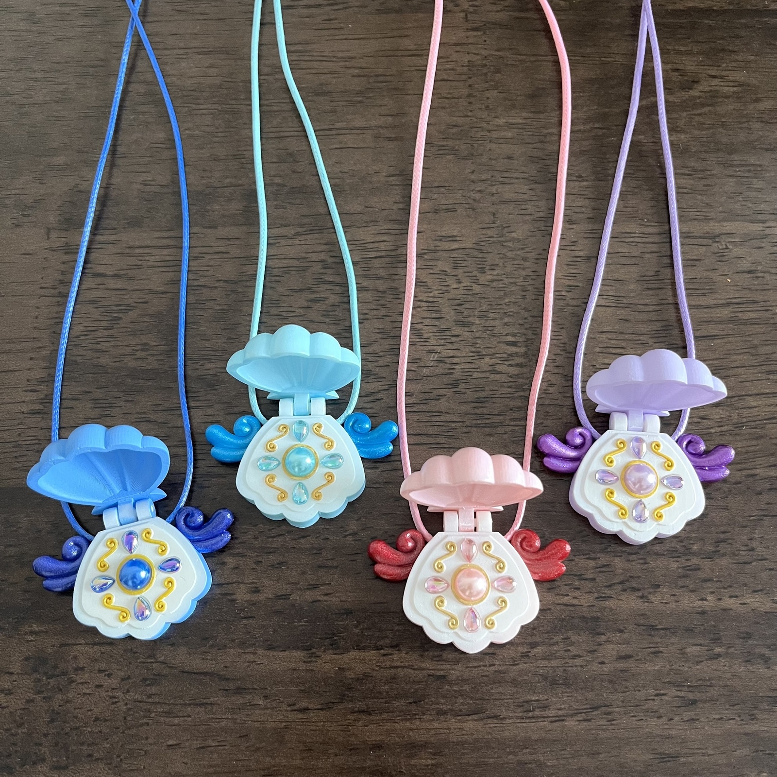 Handmade Pichi Pichi Pitch Openable Pendant Mermaid Melody Necklace Luchia Hanon