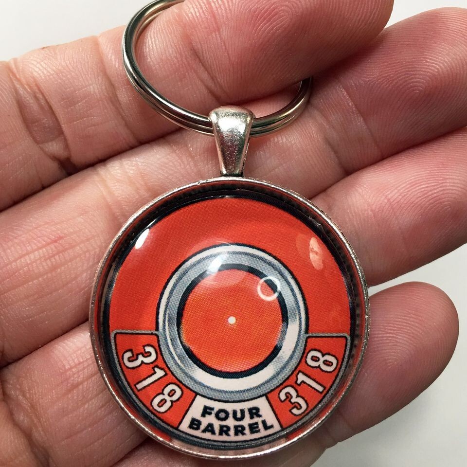 Vintage 318 Air Cleaner Dodge Reproduction Keychain