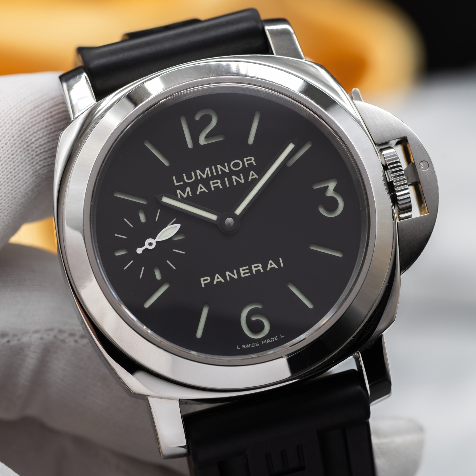 Panerai Luminor Marina PAM00111 44mm 2012 Near Mint Box Papers Extra Strap